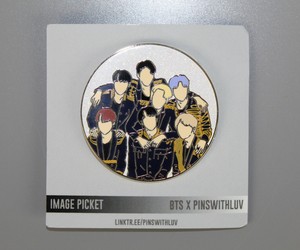 Bts X Pinswithluv Image Picket C Enamel Pin 2 Gs 45 2 Ebay