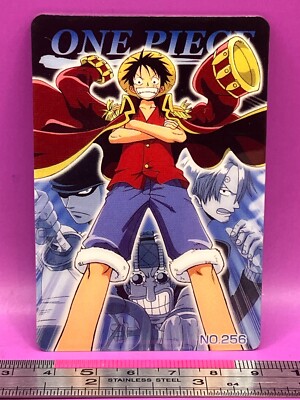 Luffy Zoro Sanji 256 One Piece King of Pirates Gummy Card 2005