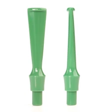 2x 9mm Filter Mouthpiece Replacement For Tobacco Pipe Straight Saddle Stem Green