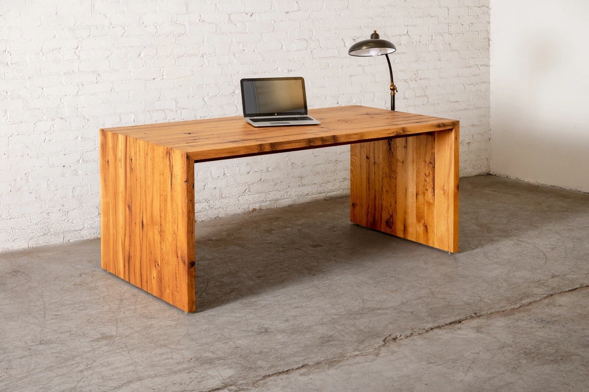 White waterfall desk deals