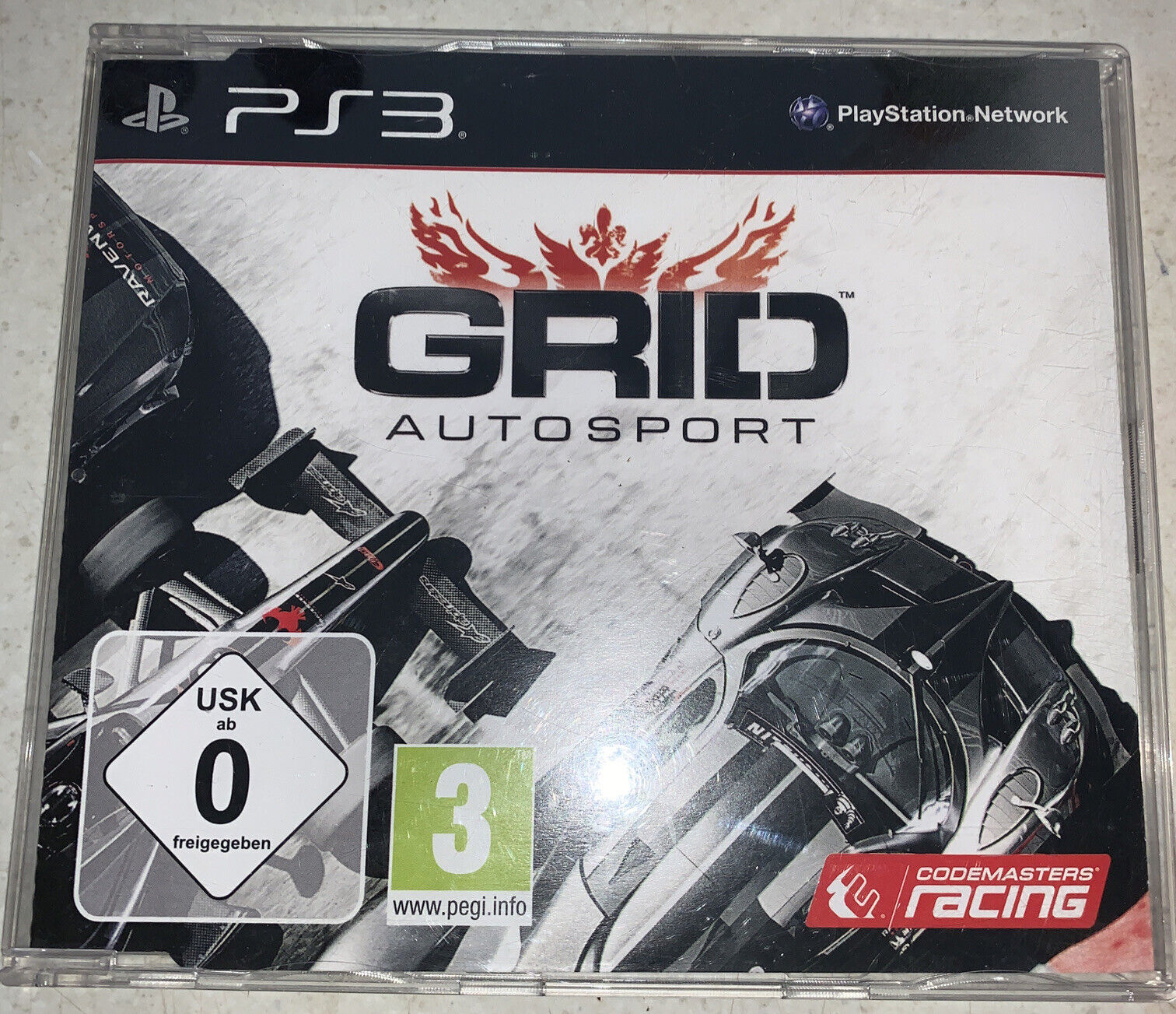 grid autosport para ps3 em mídia digital