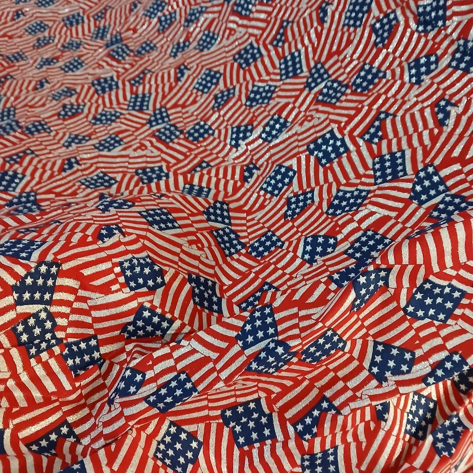 American flag Fabric traditions 1997, 9yards x 30"