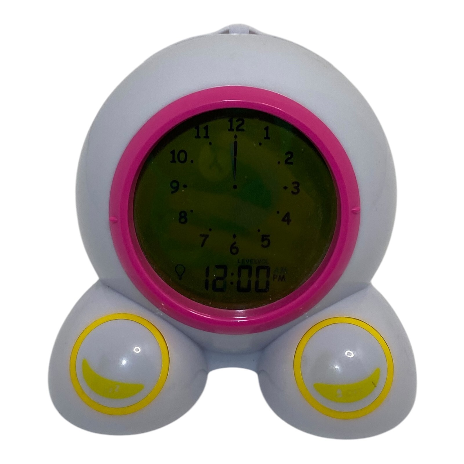Onaroo Teach Me Time TMT081 US Talking Alarm Clock & Nightlight PINK NO LIGHT
