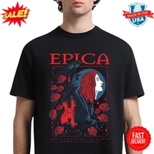 Epica Poster For Symphonic Synergy Shows In Amsterdam On Sept 19 T-Shirt