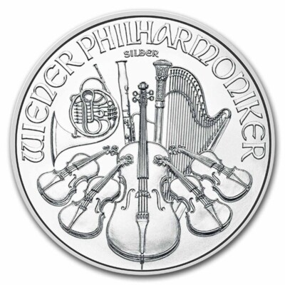2024 1 oz Austrian Silver Philharmonic Coin .999 Fine Silver BU