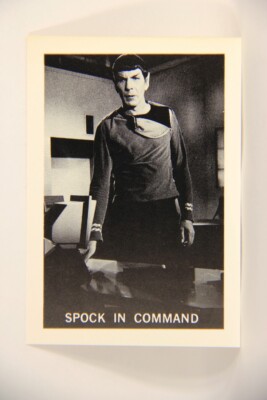 Star Trek 1981 REPRINT 1967 Leaf Trading Card #12 Spock in Command L005373