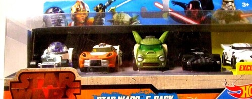 Star Wars Mattel Hot Wheels 5 Pack w/ Exclusive Battle Damage Stormtrooper Mint - Picture 6 of 19