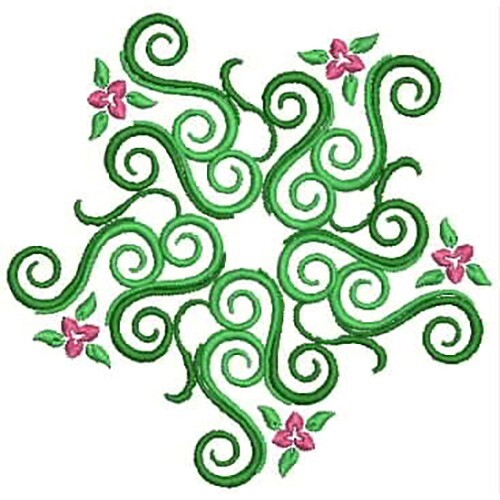 Embroidery Design Set - Ornamental Circles - 10 Designs - 9 Formats - USB Stick - Picture 9 of 12