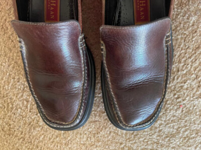Cole Haan Country AIR SANTA BARBARA Brown Leather Slip On  display picture 1