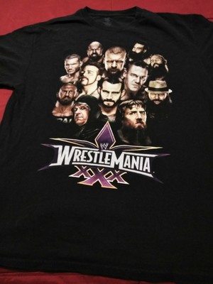 Mens L WWE Wrestlemania XXX 30 CENA CM 