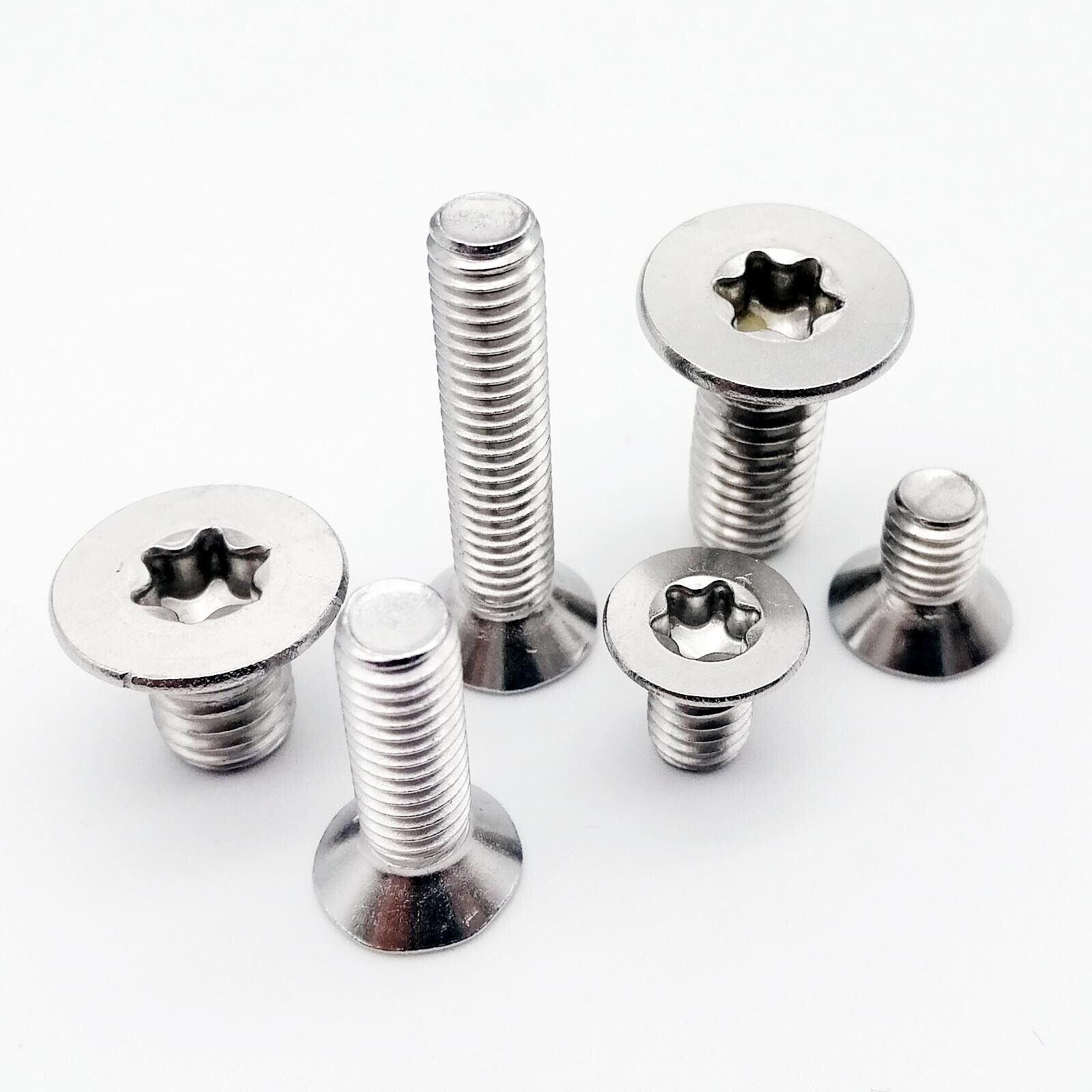 10/50 M1.4-M6 304 stainless steel Six-Lobe Torx Head Flat Countersunk Screw Bolt