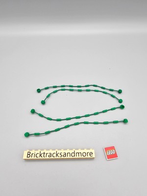 Lego  63141 Green String with End Studs 21L Overall 4 Stück