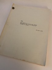 FROM HERE TO ETERNITY 1979 TV script, Natalie Wood, William Devane, Kim Basinger