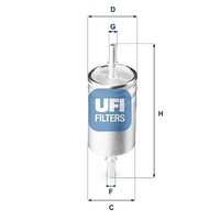 UFI 31.941.00 Kraftstofffilter FüR Fiat Alfa Jeep