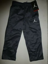 Nike Jordan Jumpman Boys Size 4 Dark Grey Therma Fit Athletic Pants 851374 New