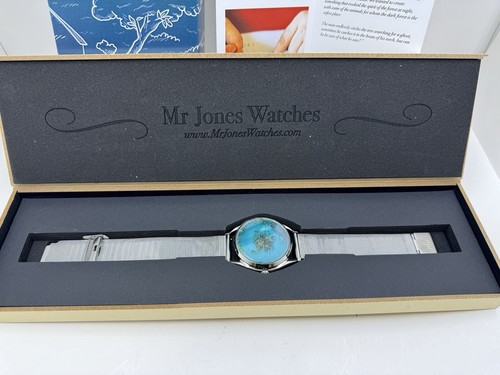 Mr Jones Watches Night Howl on bracelet full stickers ,limited edition.