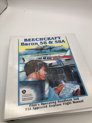 Vintage Beechcraft Baron 58 & 58AbPilot Operating Manual 1998
