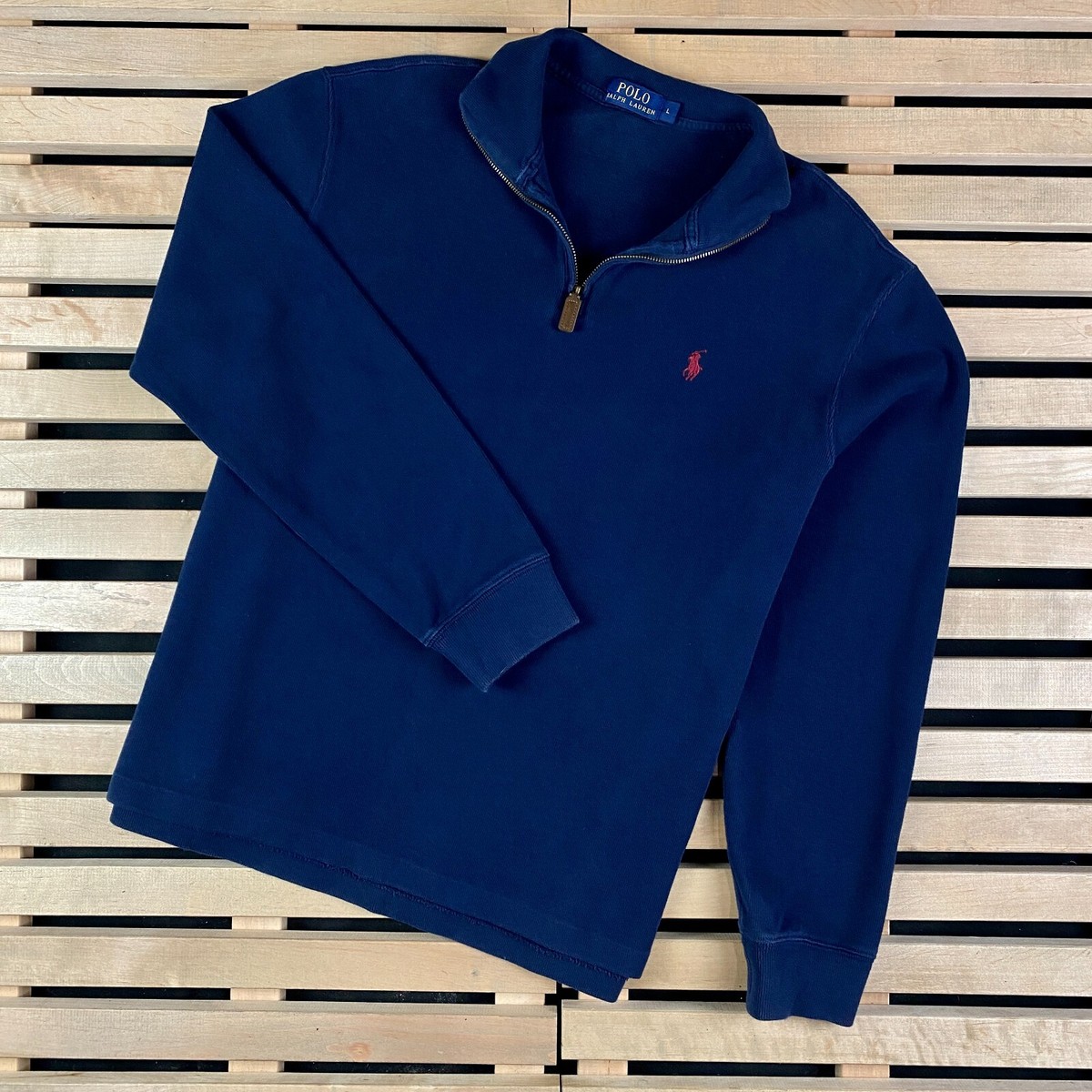 POLO RALPH LAUREN Lサイズ Men's 1/3 Zip Jumper Polo Ralph Lauren Size L | eBay