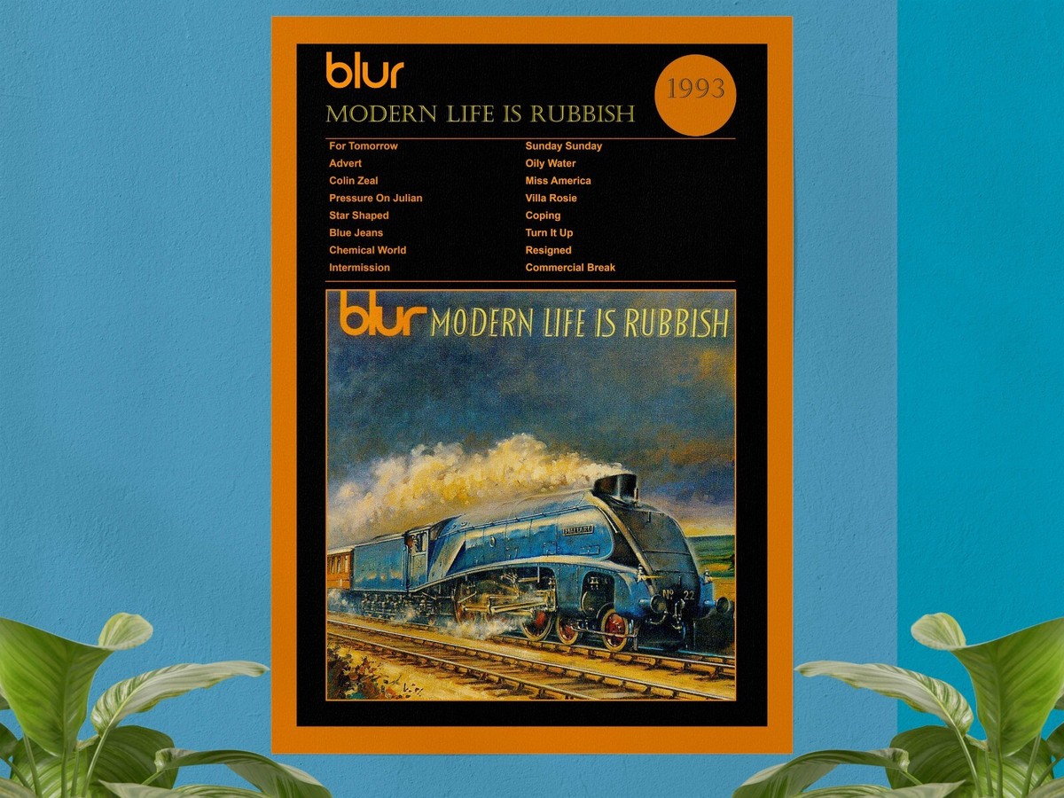 Blur Modern Life is Rubbish Fine Art Album Poster | eBay UK