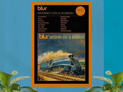Blur Modern Life is Rubbish Fine Art Album Poster | eBay UK