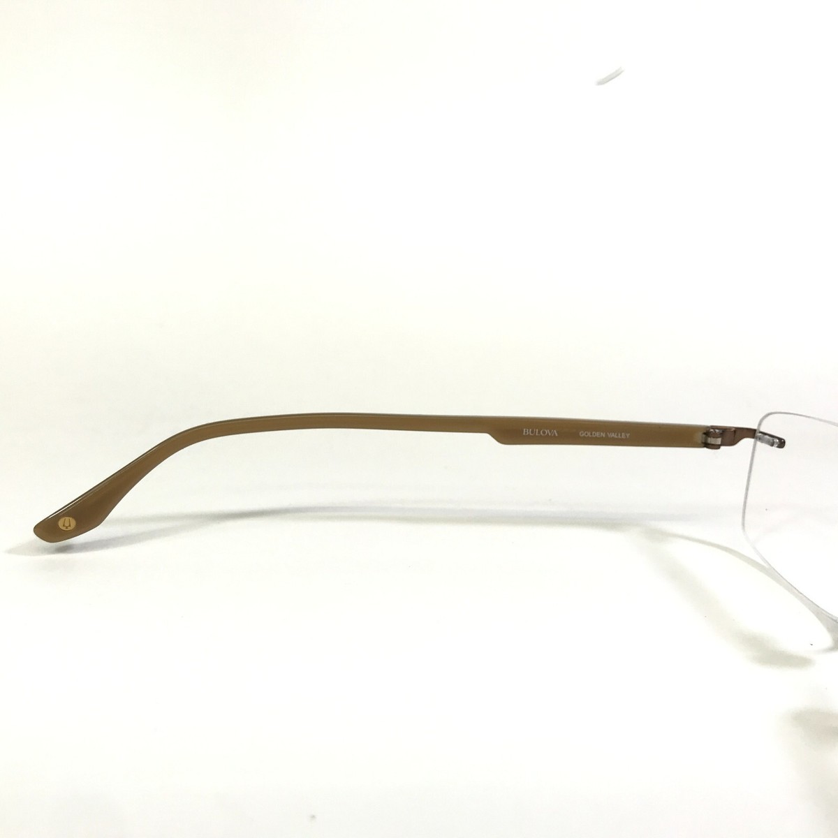 Bulova Eyeglasses Frames GOLDEN VALLEY BROWN Rectangular 