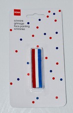 New HEMA Red White Blue Eye Black Sports Face Paint Crayon