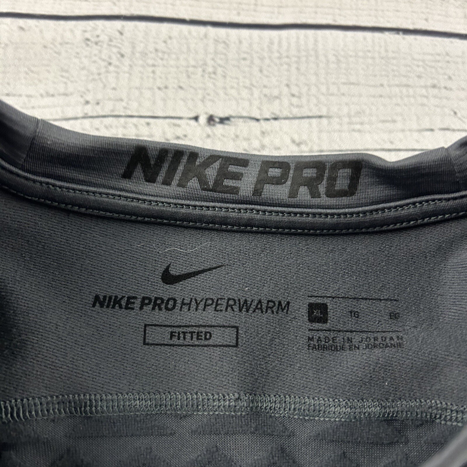 Nike Pro Hyperwarm Fitted Pullover Athletic Sweat… - image 2