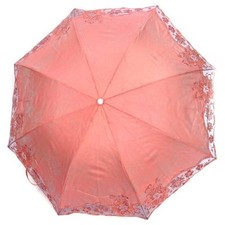 Three Fold Sun/Rain Lace Embroidery Umbrella