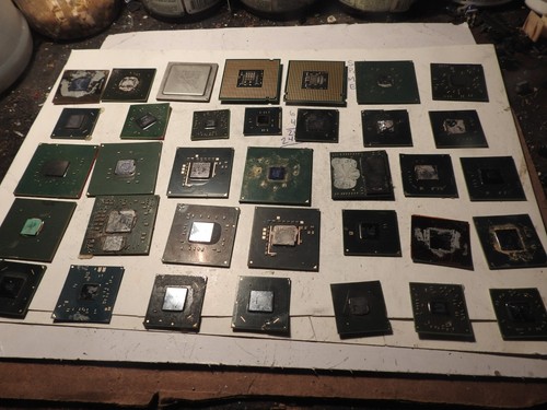 (35) computer chips for gold recovery