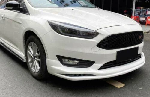 Front Bumper Lip Spoiler Bodykit Refit aint White For Ford Focus 2015-2018 1PCS - Image 4 of 4