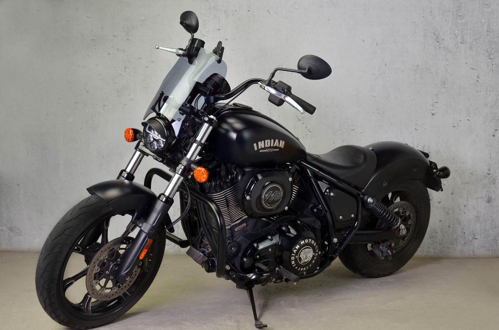 INDIAN CHIEF DARK HORSE 20212024 WINDSCREEN WINDSHIELD CHOPPER eBay