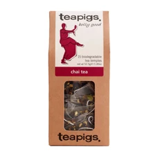 Chai Tea Bags Made with Whole Leaves (6 Packs of 15 Tea Bags)