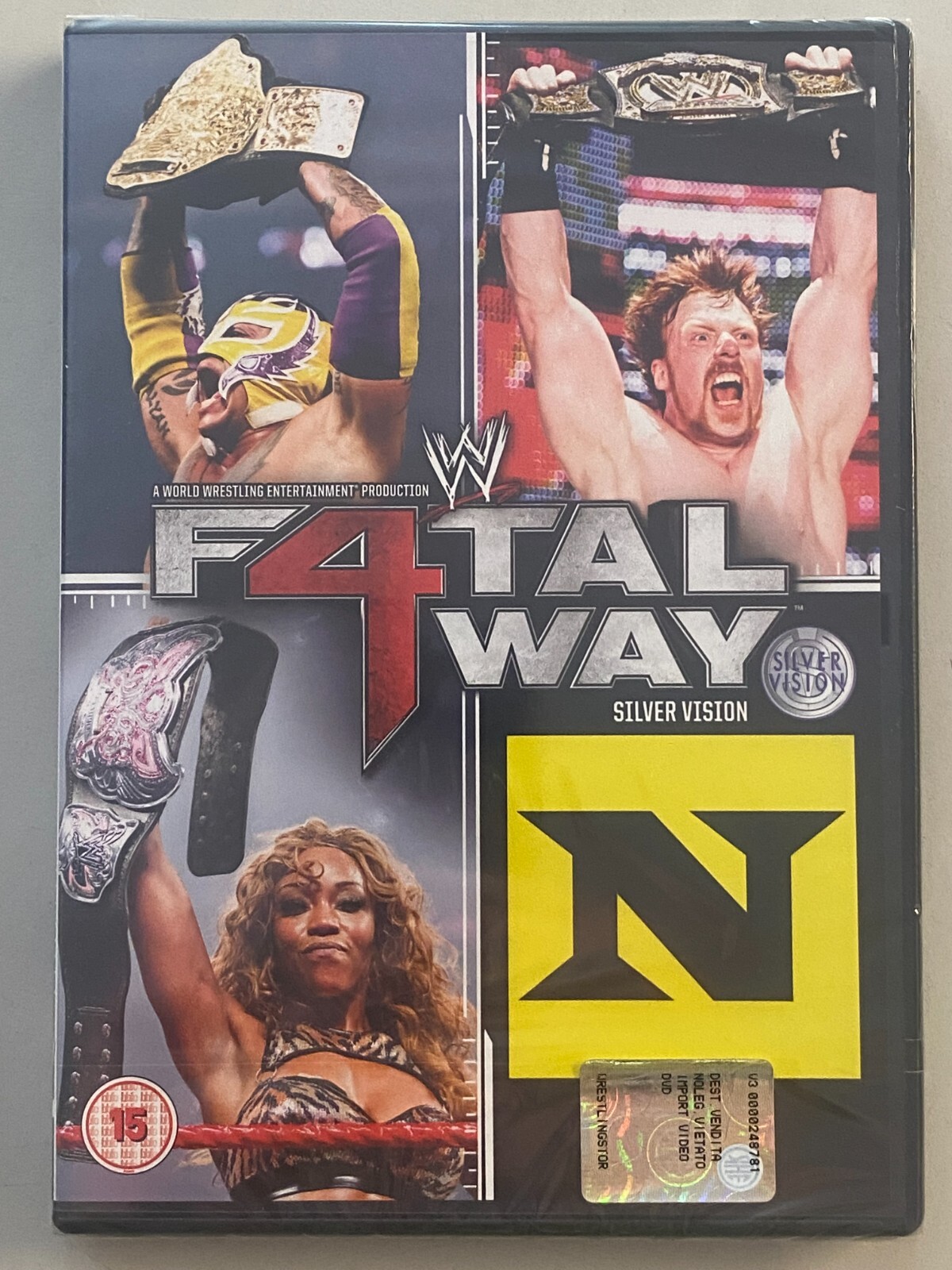 DVD WWE FATAL FOUR WAY Silver Vision Original Wrestling NEW & SEALED