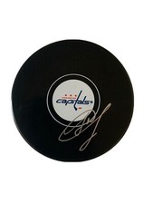 Aliaksei Protas Autographed Washington Capitals Puck