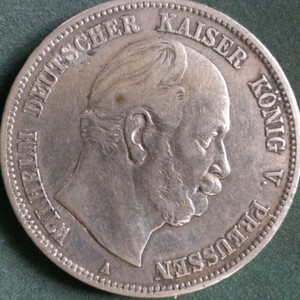 Fünf Mark Deutsches Reich 1876, Wilhelm I., "A" Silbermünze 5 eBay