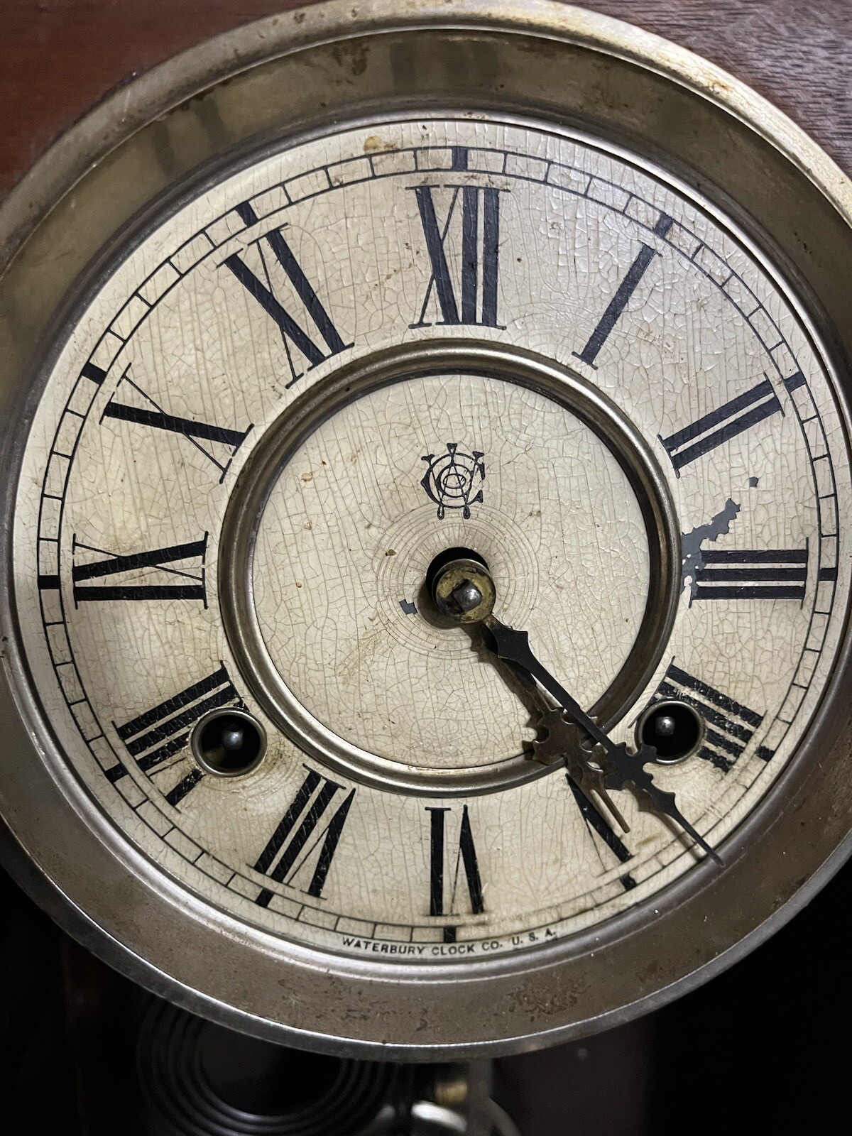 Antique Vintage Waterbury Wooden Parlor Mantel Clock eBay