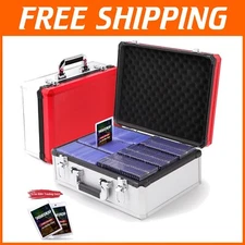 Versatile Card Storage Solution - Stylish Box Holds 600+ Game and Sports Cards