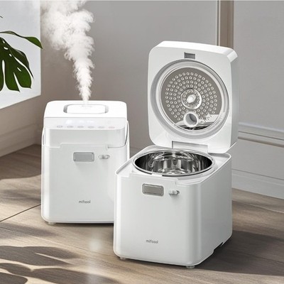 Mifasol Stainless Steel Humidifier, 3.3L/0.87Gal Steam Humidifier Large Room up