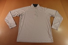 Johnnie-O Mens Medium Seal Gray UPF 50 Freeborne Performance 1/4 Zip Pullover