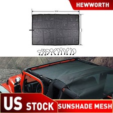 For Jeep Tj 97-06 Yj 87-95 Wrangler Bikini Roof Mesh Sun Protector