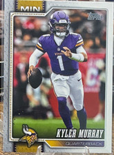 Topps 2019 Kyler Murray Minnesota Vikings #MIN-4 Rookie Football Card. rookie card picture