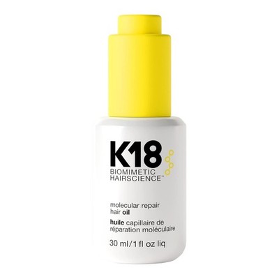 K18 Molecular Repair Hair Oil, Weightless Oil for Stronger, Healthier Hair, Su