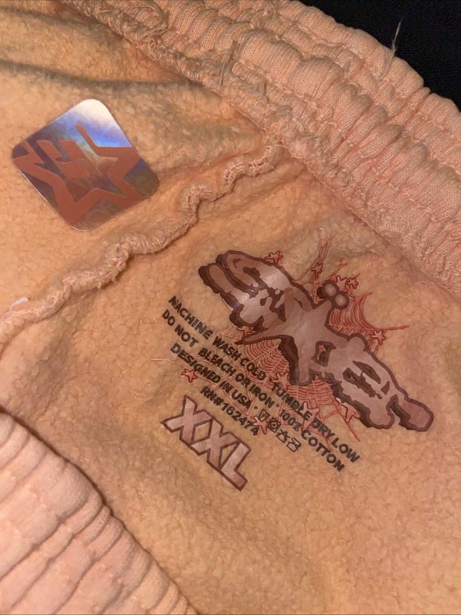 専用ページ4 Sp5der Spider Bellini Sweatpants PEACH Size XXL Unworn | eBay