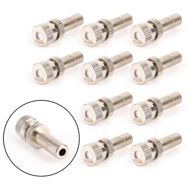 10 Stück Sprühdüsen Water Mister Sprinkle für Kühlsystem 0.012 ''Schnellstecker