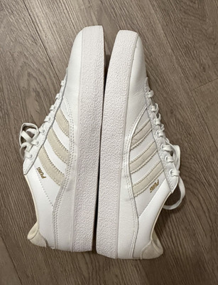 adidas Pug White Low Top Lace Up Athletic Sneaker Men's Solid