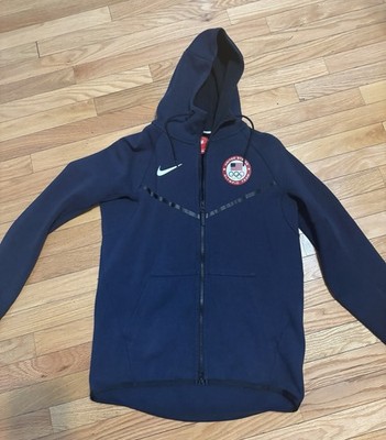 Nike Team USA United States Olympic Team Navy Full Zip Hoodie