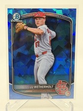 JJ Wetherholt 2025 Bowman Draft Sapphire Edition Chrome Prospect #BDC-145