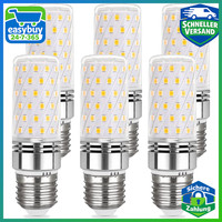 LED Maiskolben E27 12W Warmweiß 3000K 1450LM Ersetzt 100W GlüHbirne 6 StüCk