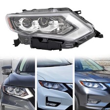 LED Headlight Assembly for 2017-2020 Nissan Rogue SL Clear Lens Left/Right