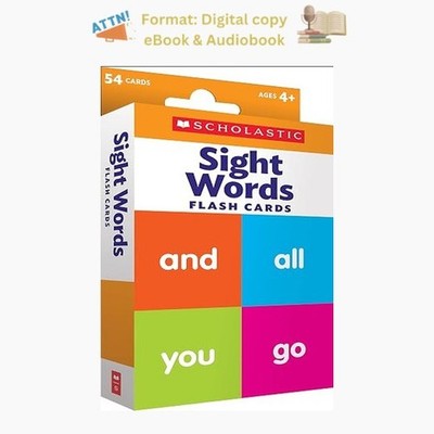 Scholastic Flash Cards: Sight Words, Scholastic 2018